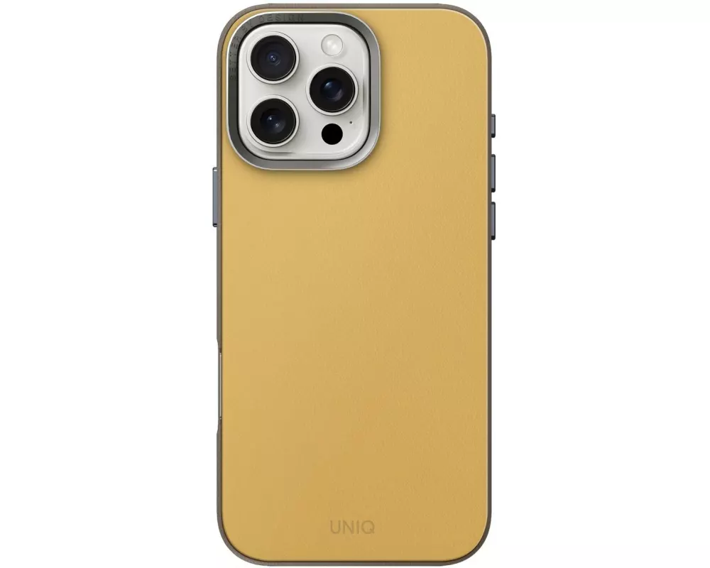 Uniq Back Cover Lyden DS iPhone 16 Pro Gelb
