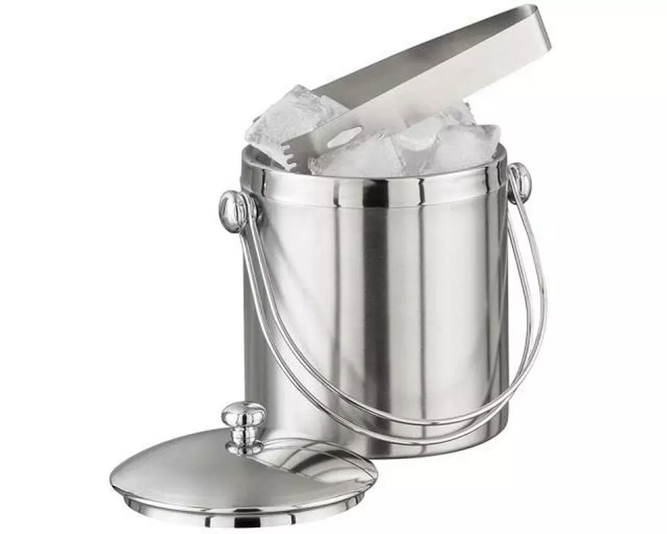 APS Eiswürfelbehälter mit Eiszange 12 x 14 cm