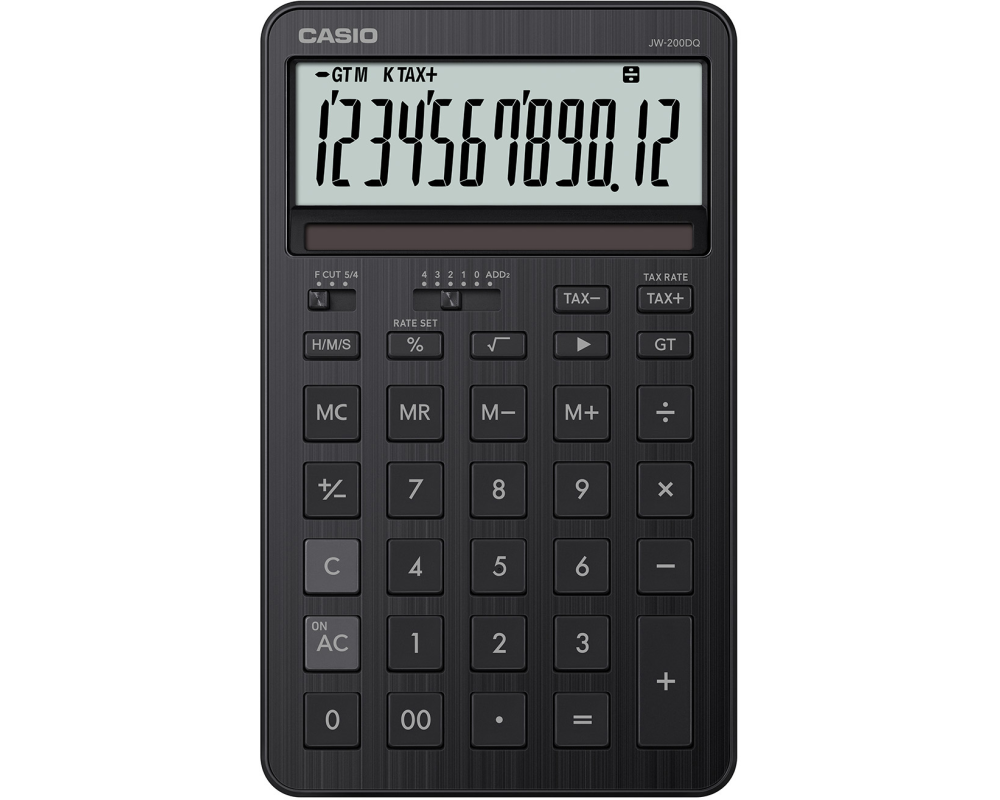 CASIO Taschenrechner JW-200DQ schwarz