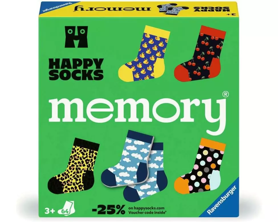 Ravensburger Familienspiel Memory Happy Socks