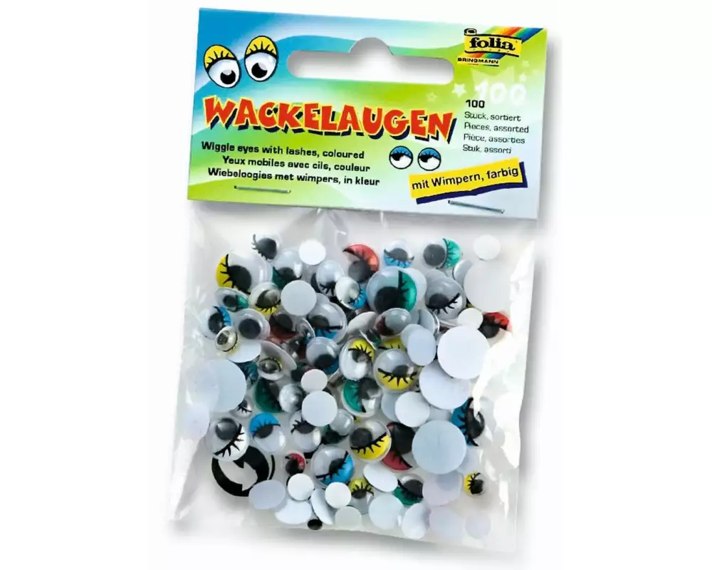Folia Wackelaugen 100 Stück