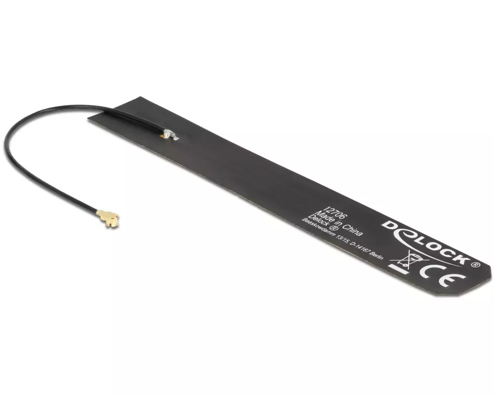 Delock 5G/LTE-Antenne MHF I Stecker MHF I 4 dBi Rundstrahl