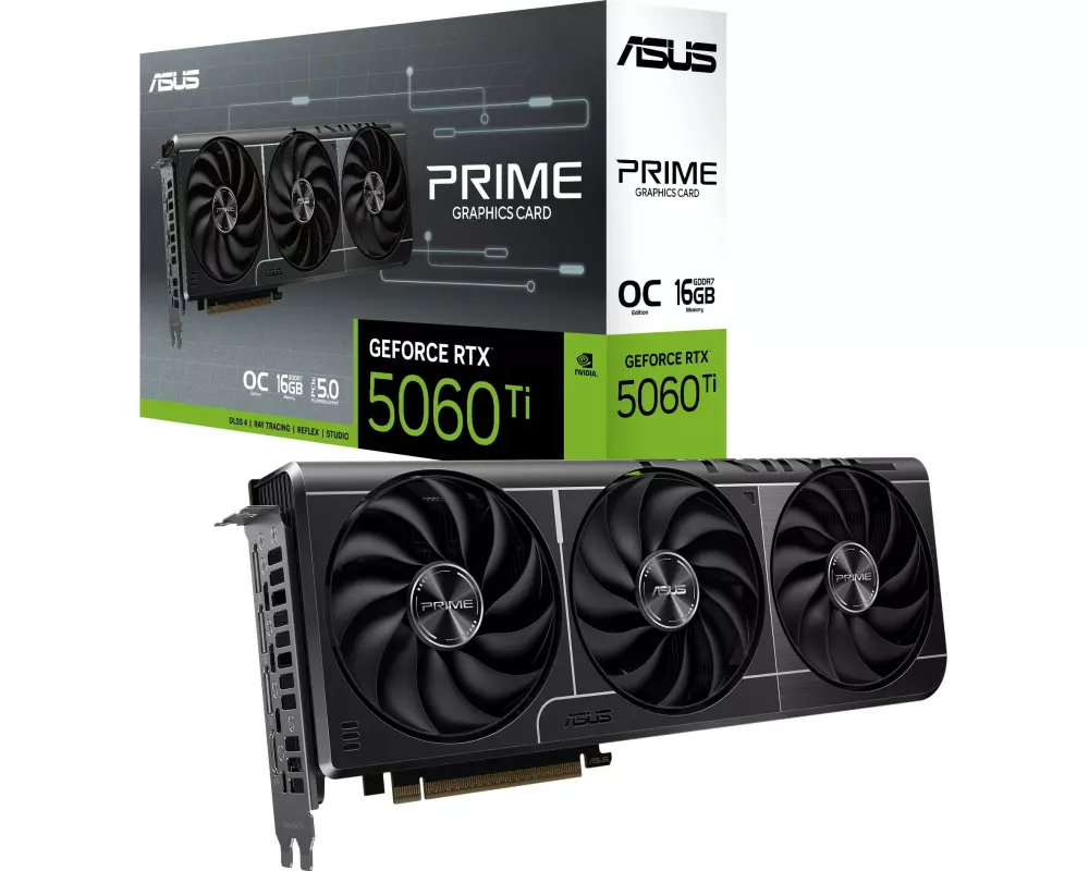 ASUS Grafikkarte Prime GeForce RTX 5060 Ti 16 GB OC Edition
