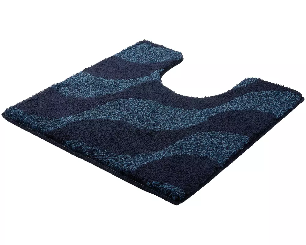 Kleine Wolke Badteppich Onda 55 x 55 cm, Blau