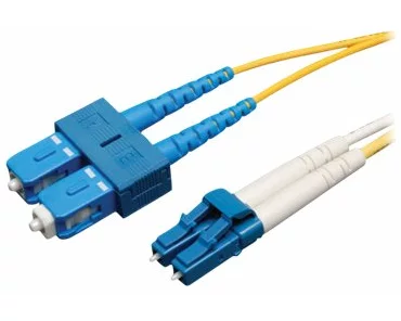 EATON TRIPPLITE Duplex, Singlemode, 9/125, Fiber, Patch Cable, LC/SC, 5M 16ft.