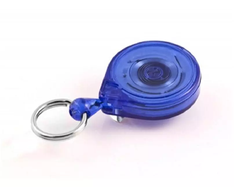 KEY-BAK Ausweishalter KB Mini-Bak 90 cm, mit Clip, Blau