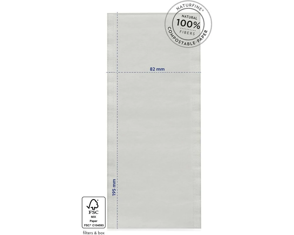 Finum Kaffeefilter Coldbrew 60 Stück