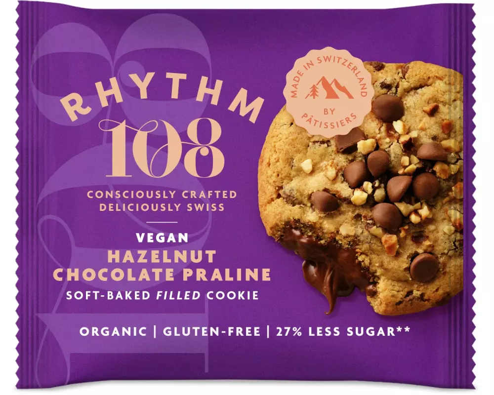 Rhythm 108 Guetzli Hazelnut Chocolate Praline 50 g