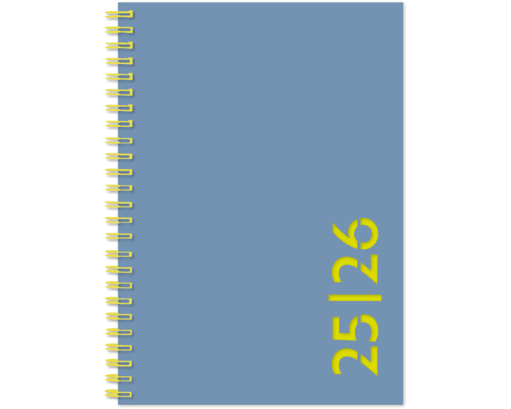 SIMPLEX Schüleragenda Colors 25/26 40130S4.26 1W/2S 17M h.blau ML 14.8x21cm