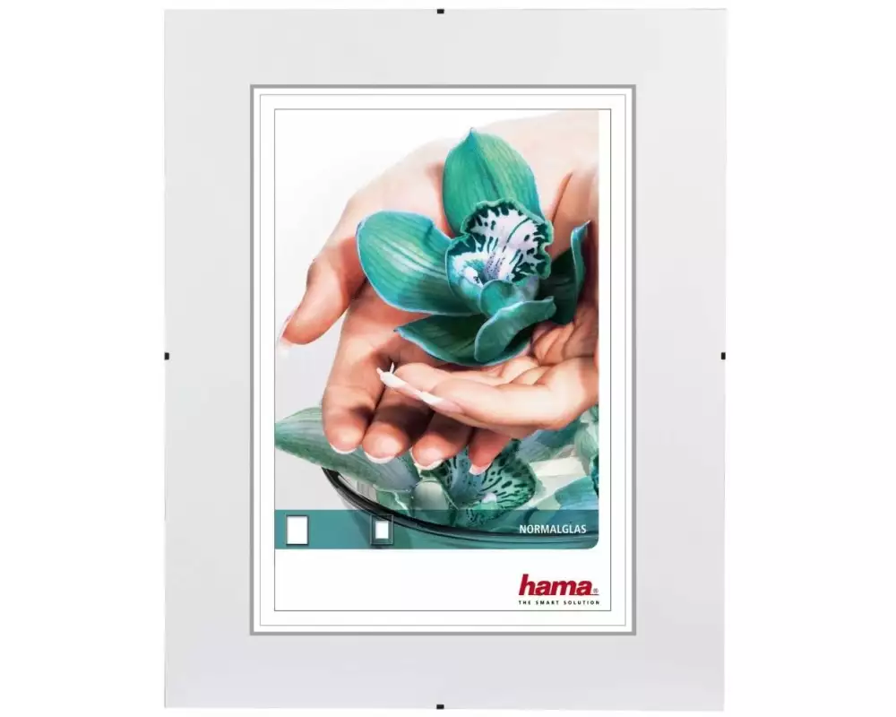 Hama Bilderrahmen Clip-Fix Transparent, 9 x 13 cm