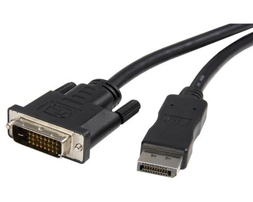 StarTech.com 10ft (3m) DisplayPort to DVI Cable, DisplayPort to DVI-D Adapter/Converter Cable, 1080p Video, DP 1.2 to DVI Monitor Cable