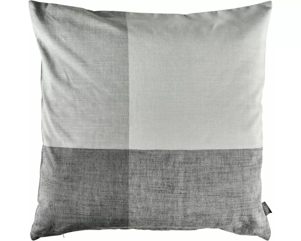 Södahl Kissen Check 50 x 50 cm, Grau