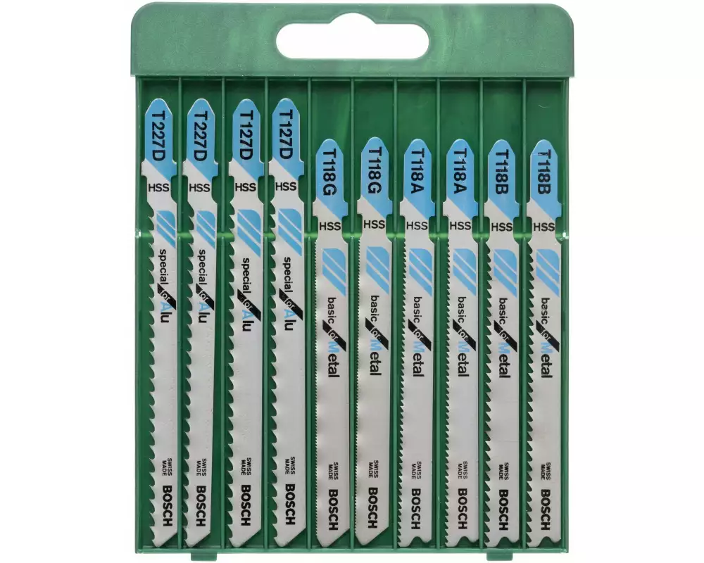 Bosch Stichsägeblätter-Set Metall, 10-teilig