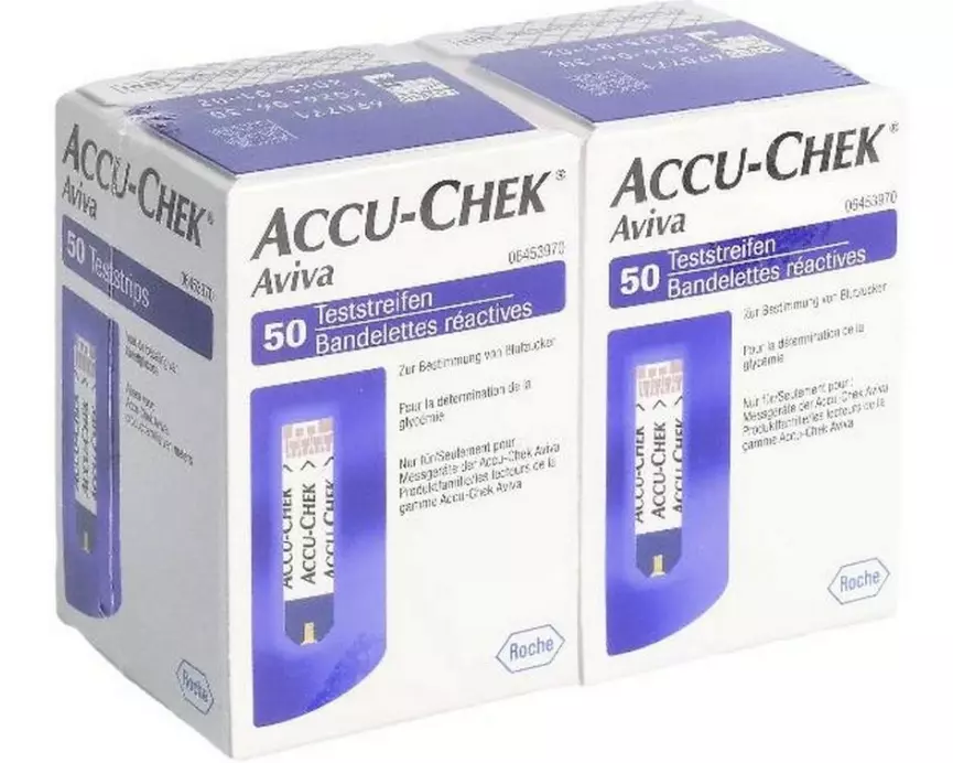 Accu-Check Teststreifen Aviva 2 x 50 Stück