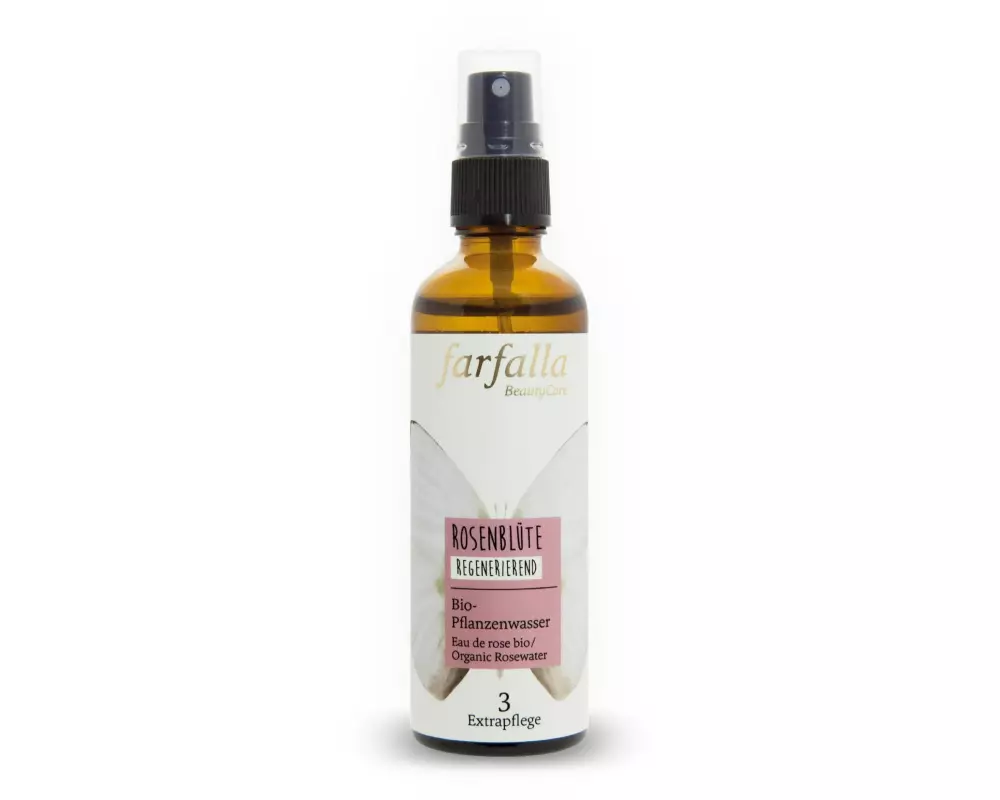 Farfalla Rosenblüte Bio-Pflanzenwasser 75 ml