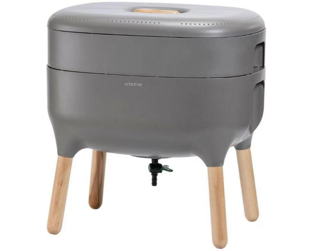 Plastia Wurmkomposter Taupe