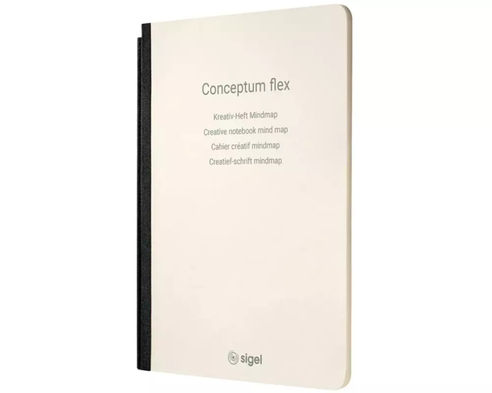 Sigel Notizheft Conceptum flex A5, Blanko, Hellbraun