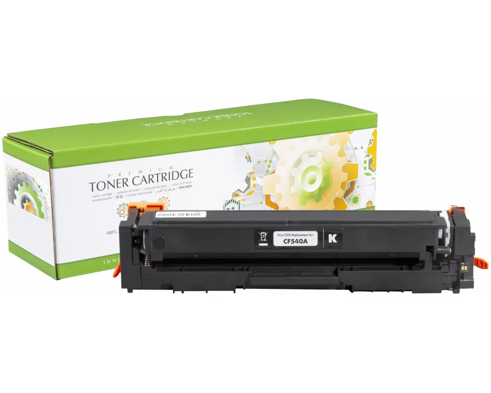 STATIC Toner cartridge compatible with HP CF540A black compatible 1.400 pages