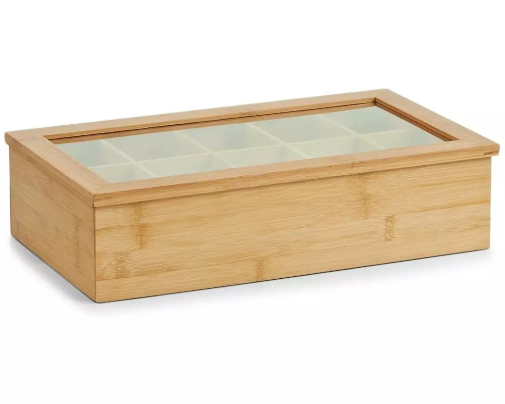 Zeller Present Bambus 36 x 20 x 9 cm, Braun