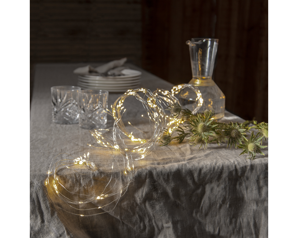 STAR TRADING Lichterkette LED Dew Drop 2m 12.456-01-2 transparent