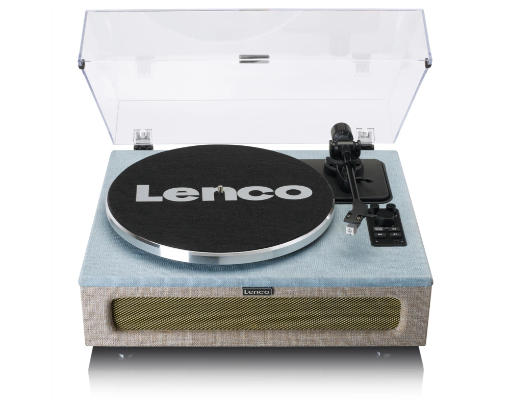Lenco Plattenspieler LS-440, Blau/Beige
