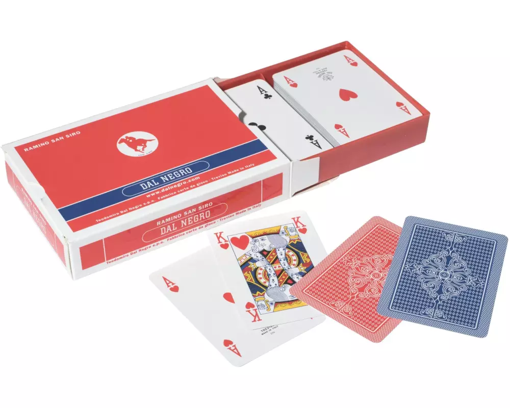 AGM Jass Ramino San Siro rot und blau