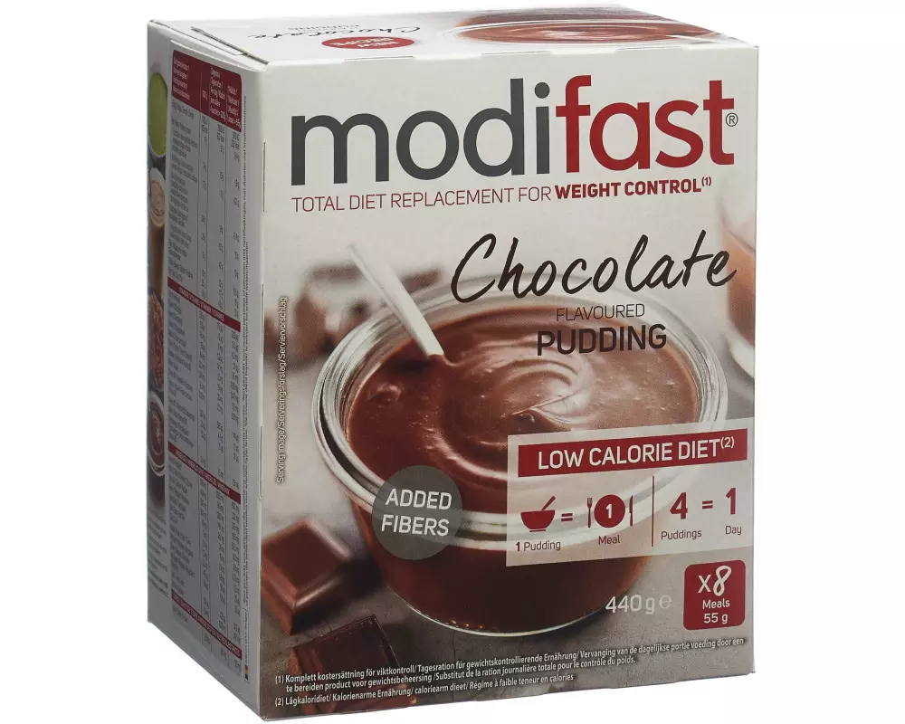 Modifast Pulver Pudding Schokolade 8 x 55 g