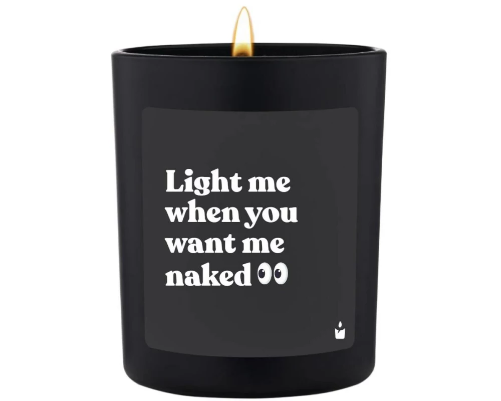 ChattyCandles Duftkerze Light me when you want me naked 6.7 x 8 cm