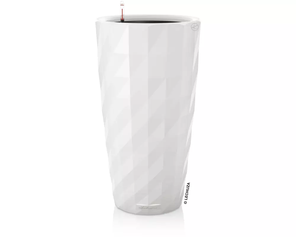 Lechuza Blumentopf Diamante Premium 40, Weiss