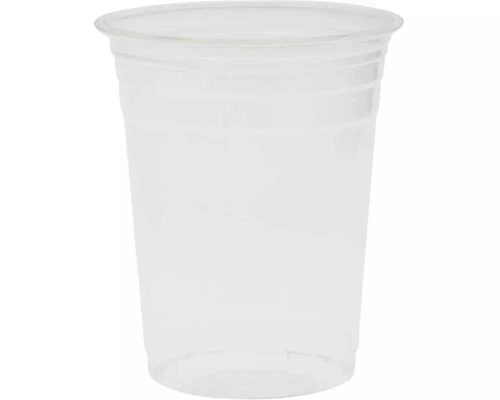 BioPak Einwegbecher Crystal 470 ml, 50 Stück, Transparent