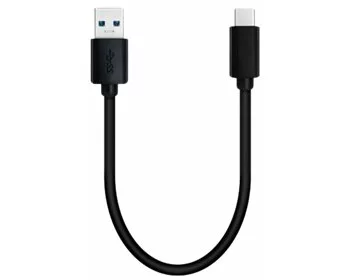 QNAP CAB-U35G02MAC, USB 3.0 5G, 0.2m, Type-A to Type-C, cable