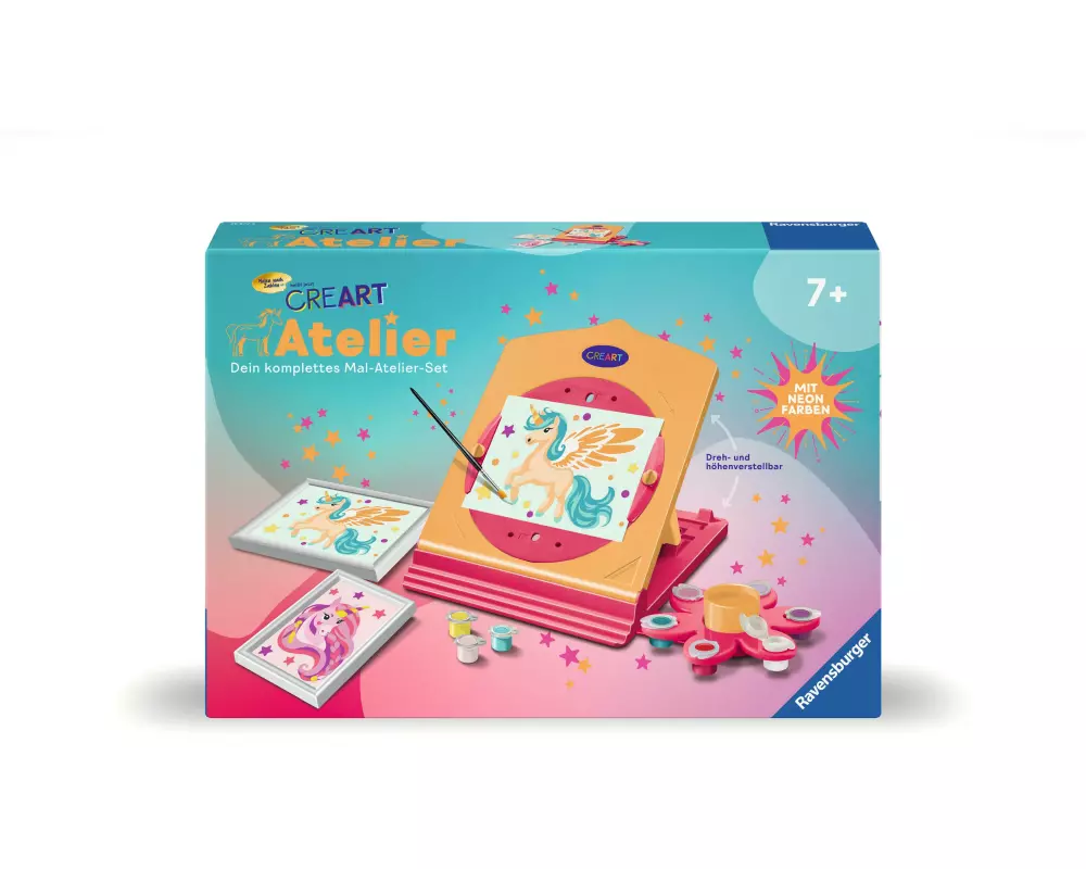 Ravensburger Malen nach Zahlen CreArt – Neon Atelier Einhorn