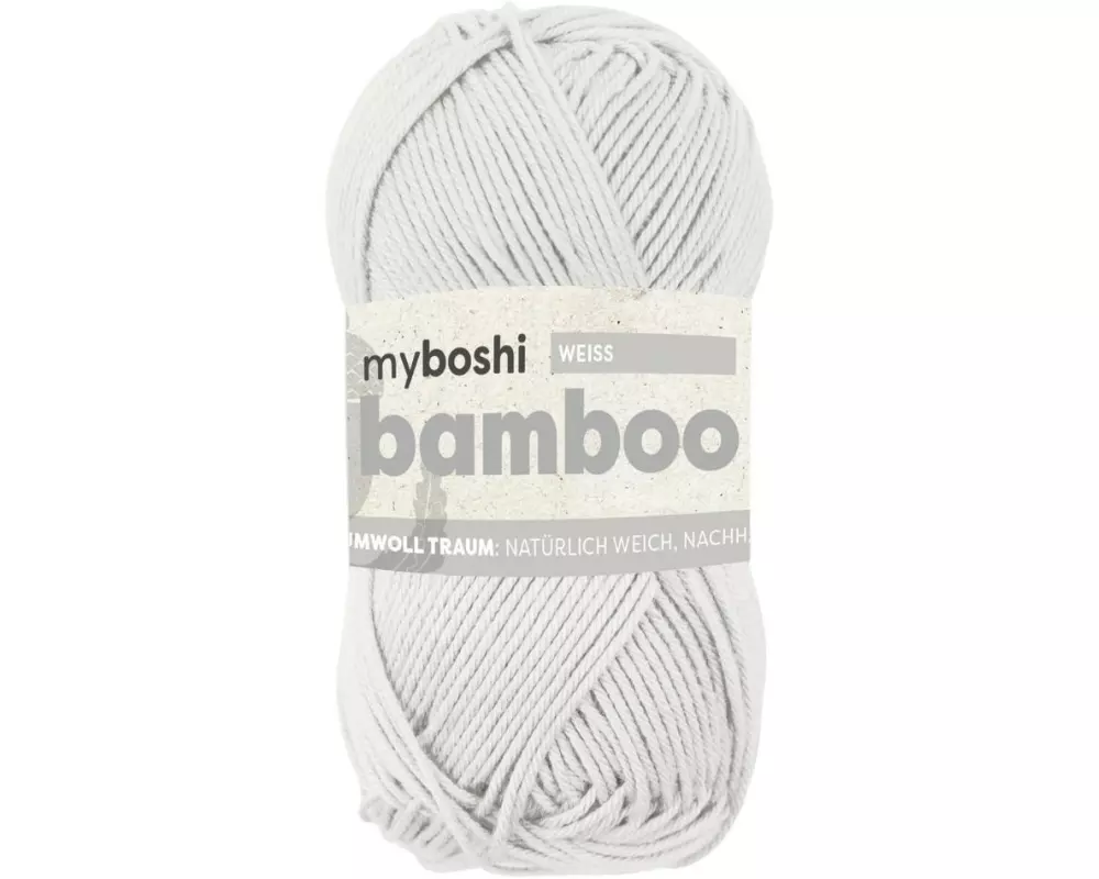 myBoshi Wolle Bamboo weiss