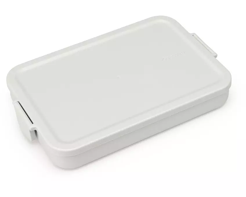 Brabantia Lunchbox Make & Take 25.5 x 16.6 x 3.7 cm, Hellgrau