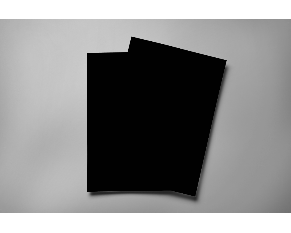 NEUTRAL Einlagekarton 23,2x29,7cm 39200/04 330g, schwarz 25 Blatt