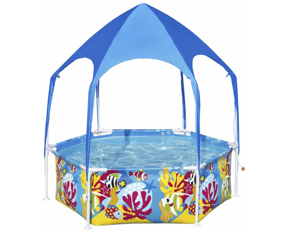 Bestway Pool mit Sonnenschutzdach Ø183cm x 51cm