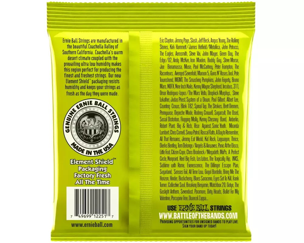 Ernie Ball Gitarrensaiten 2251 Slinky Rock'N'Roll – Regular 10-46