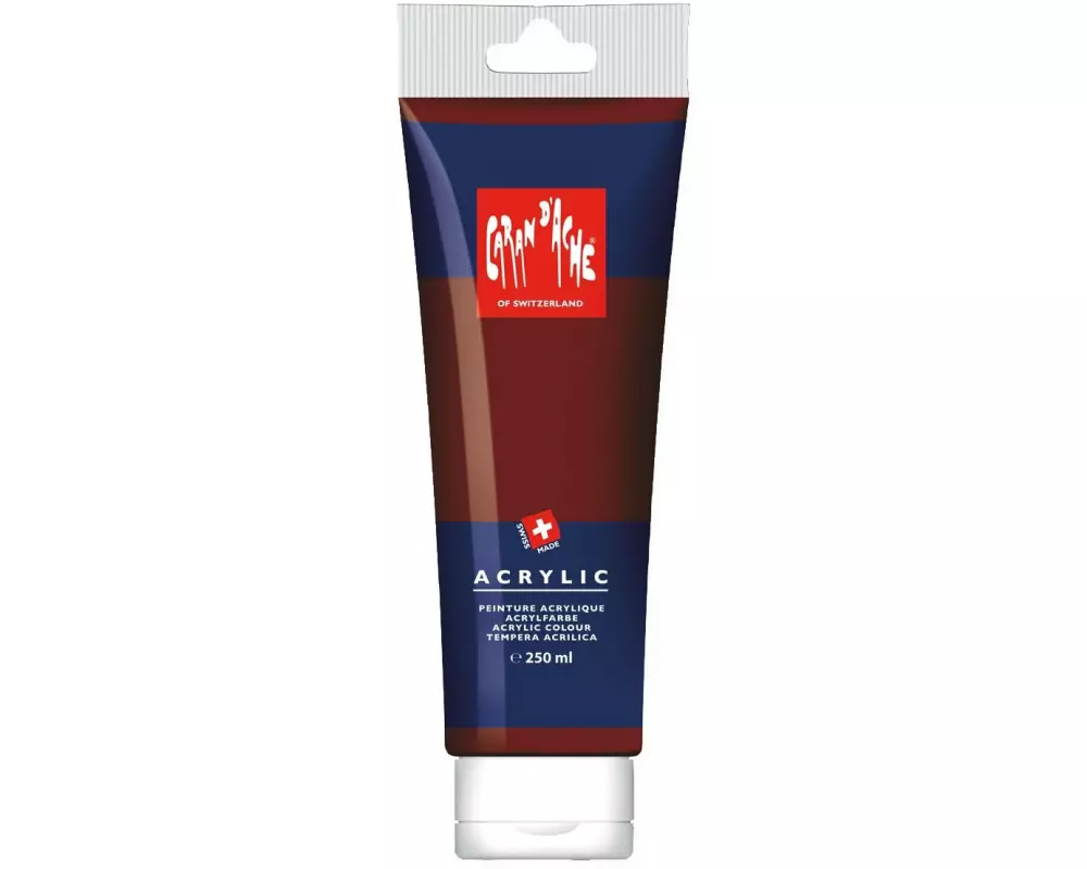 Caran d'Ache Acrylfarbe 250 ml, Siena gebrannt