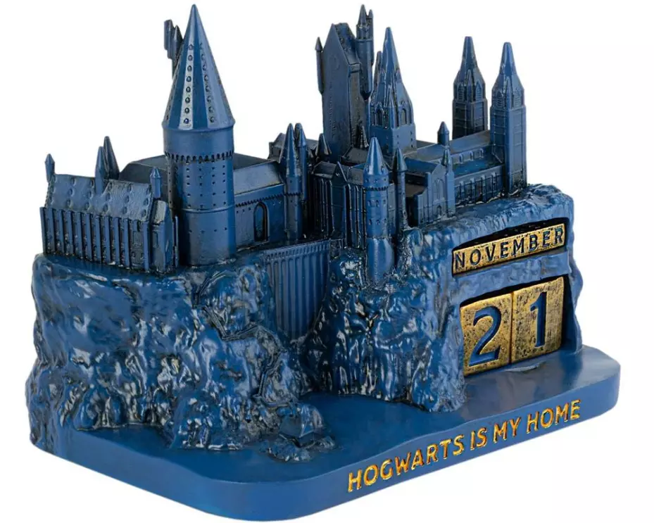 Grupo Erik 3D Ewiger Kalender Hogwarts Blau