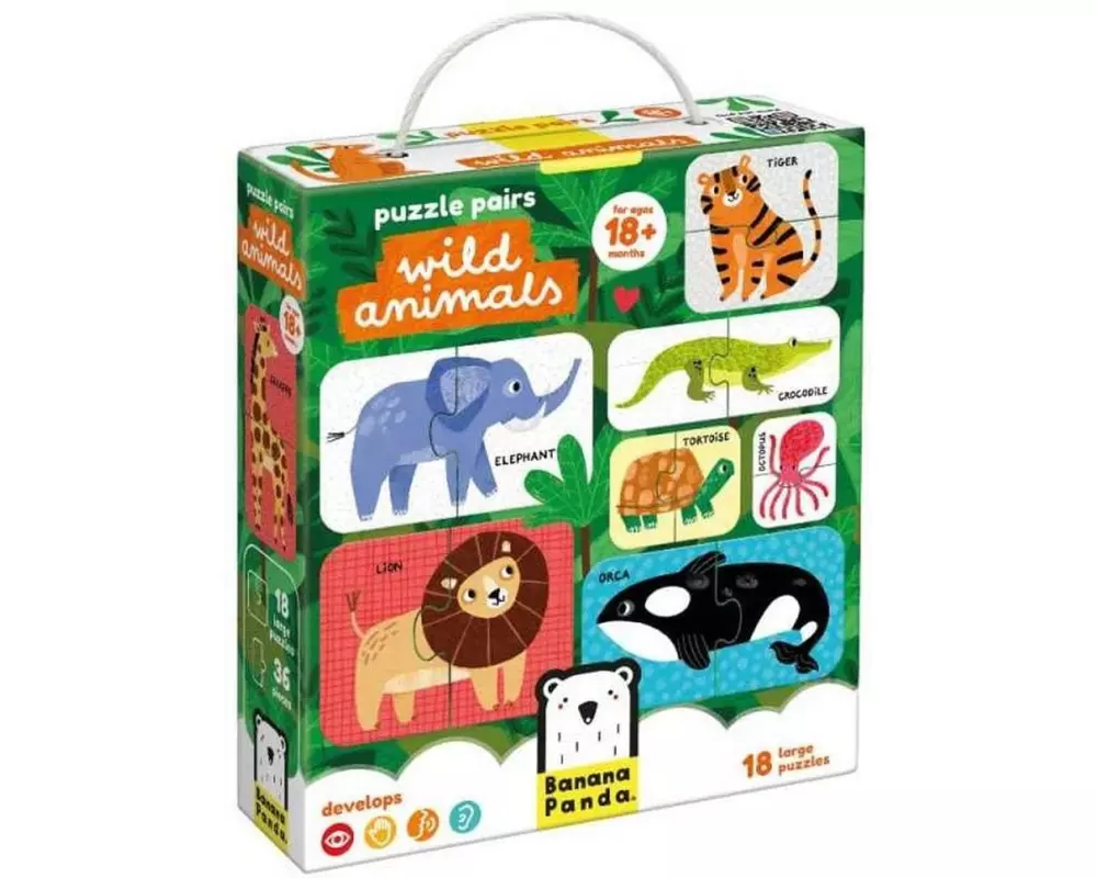 Banana Panda Puzzle Paare Wilde Tiere