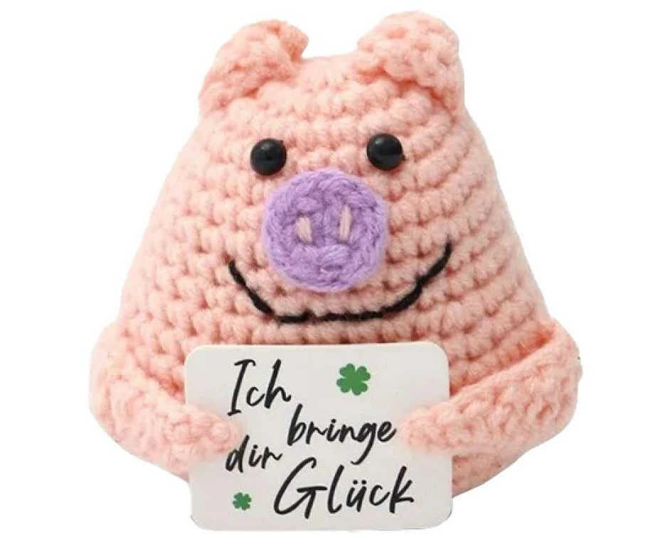 I AM CREATIVE Glücksbringer Positiv Pig