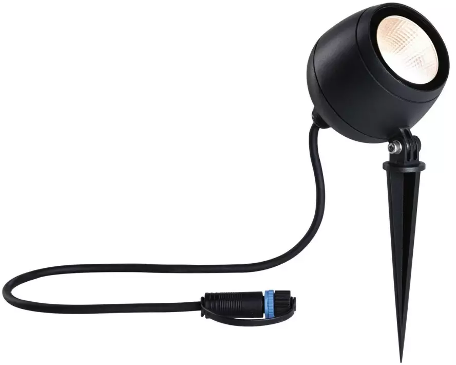 Paulmann Gartenspot Plug & Shine Kikolo, 20°, 3000K, 7.2W, Anthrazit