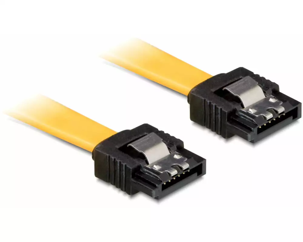 Delock SATA3-Kabel gelb, 70 cm