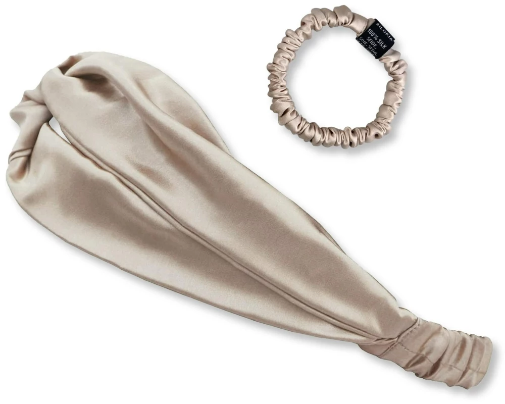 Ailoria SOYEUX & DOUX Set Headband und Scrunchie S aus Seide