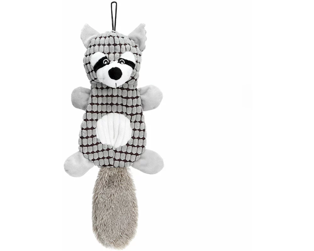 Freedog Plüschtier Waschbär hellgrau