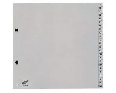 Büroline Register A4, PP A-Z teildeckend