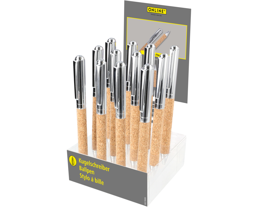 ONLINE Thekendisplay Cork pen 30166/12 refill 12 Stück