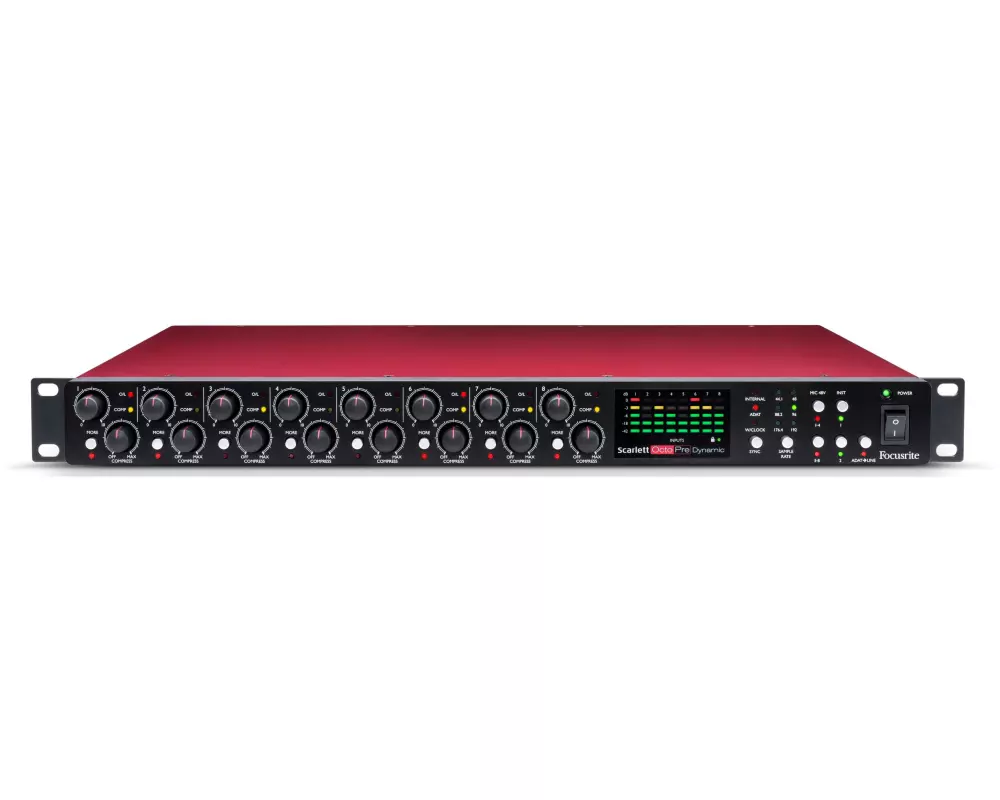 Focusrite Mikrofon-Vorverstärker Scarlett OctoPre Dynamic