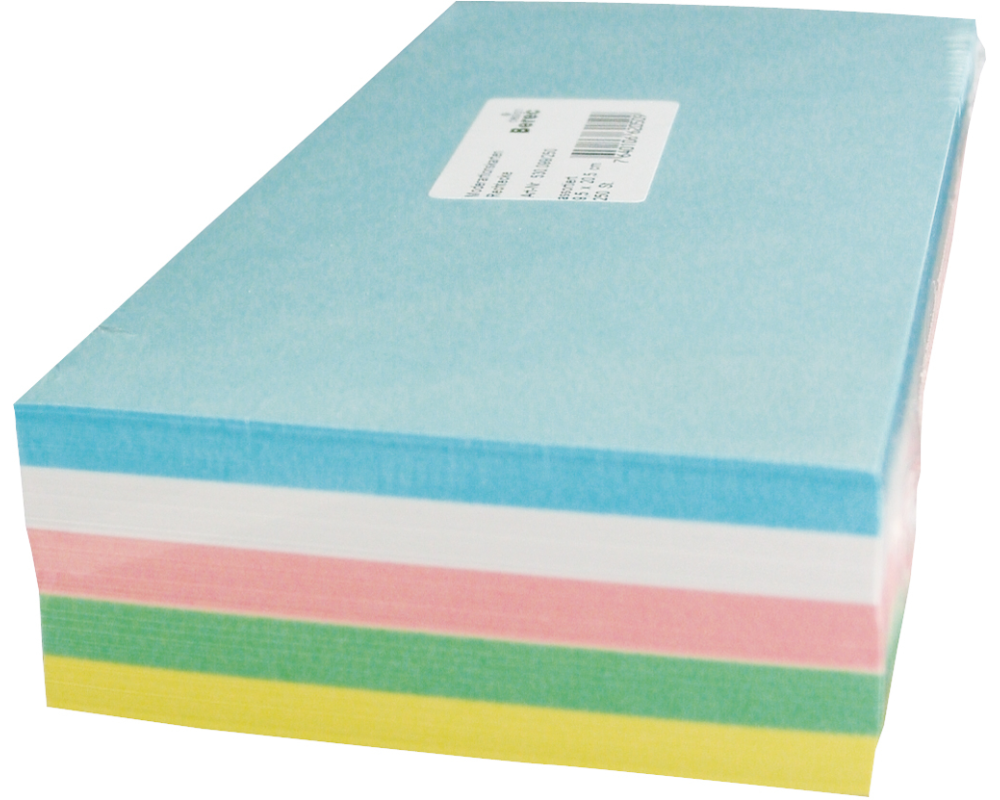 BEREC Karton 10x20cm 530.099/500 ass. 500 Stück
