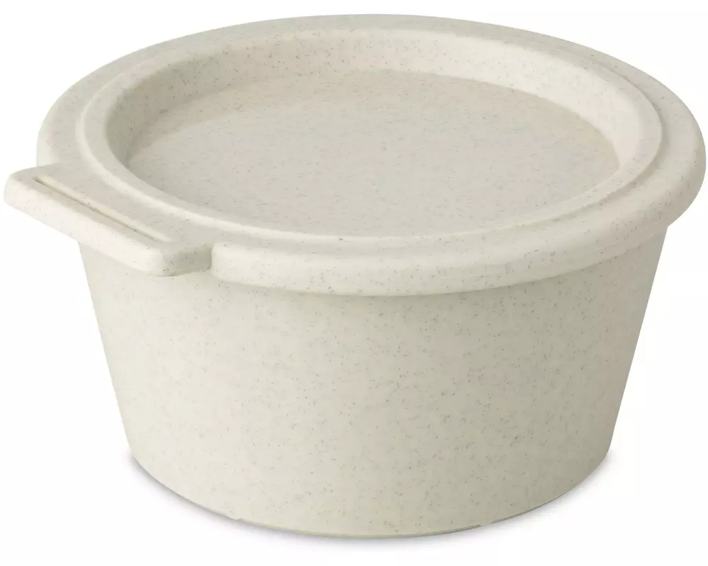 Koziol Schale Move Box mit Deckel 700 ml, Beige